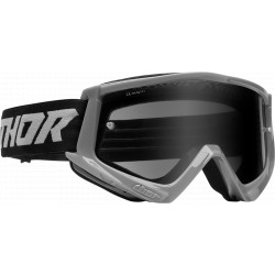 Motocross Goggles Thor Combat Sand Racer - Black and grey