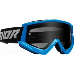 Motocross Goggles Thor Combat Sand Racer - Black and blue