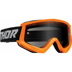 Motocross Goggles Thor Combat Sand Racer - Black and orange