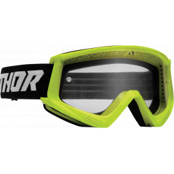 Motocross Goggles Thor Combat Racer - Black and yellow
