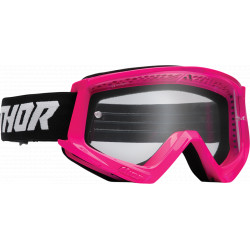 Motocross Goggles Thor Combat Racer - Black and pink