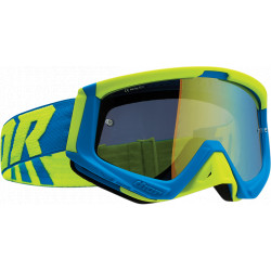 Motocross Goggles Thor Sniper - Bluo and fluo yellow