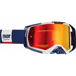 Motocross Goggles Thor Activate - Dark blue and white