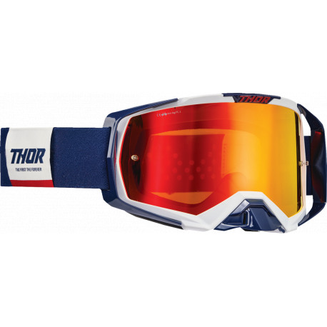 MX-Brille Thor Activate - Dunkelblau und Weiss