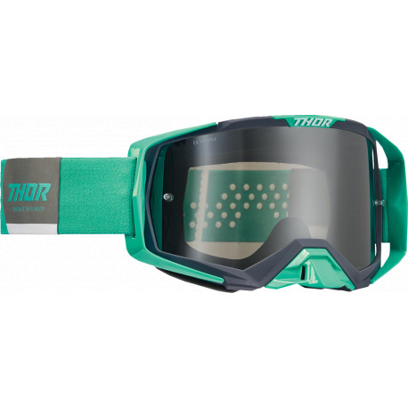 Masque MX Thor Activate - Bleu turquoise, gris