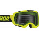 Masque MX Thor Regiment - Jaune fluo et noir avec verre fumé