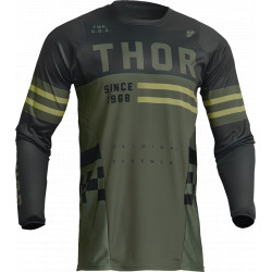Thor Jersey Pulse Combat - Dunkel Schwarz, dunkel Grau
