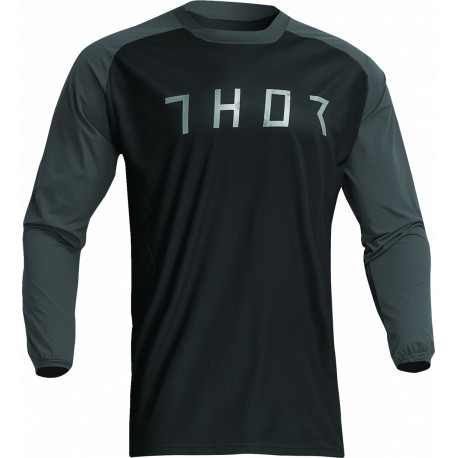 Thor Jersey Terrain - Schwarz und Grau