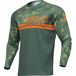 Thor jersey Sector Digi - Green and camo