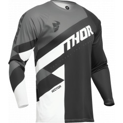 Thor jersey Sector Checker - Black, grey, white