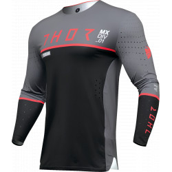 Maillot Thor Prime Ace - Gris, noir, rouge Taille L