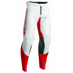 MX pants Thor Hallman Differ Slice - White and red