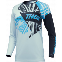 Women Thor jersey Sector Split - Blue and black