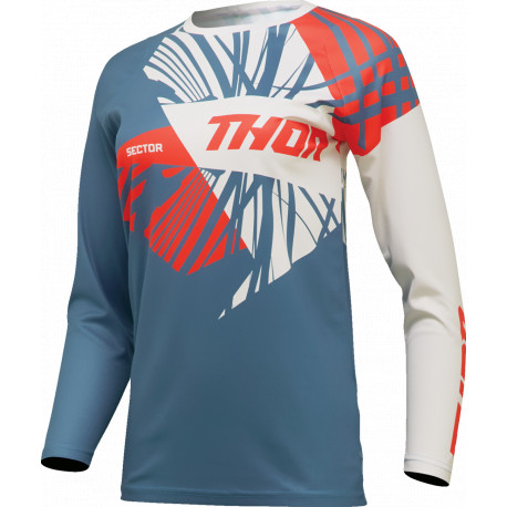 Maillot Femme Thor Sector Split - Bleu marine et rouge