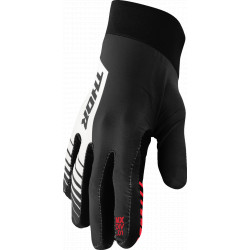 Gants Thor Agile - Noir, blanc, rouge