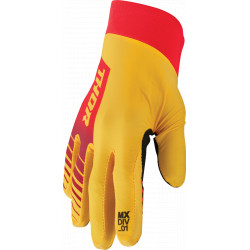 Thor Gloves Agile - Yellow and red