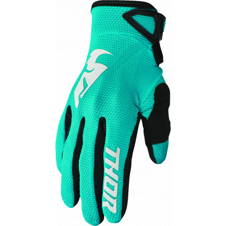 Gants Femmes Thor Sector - Noir et turquoise