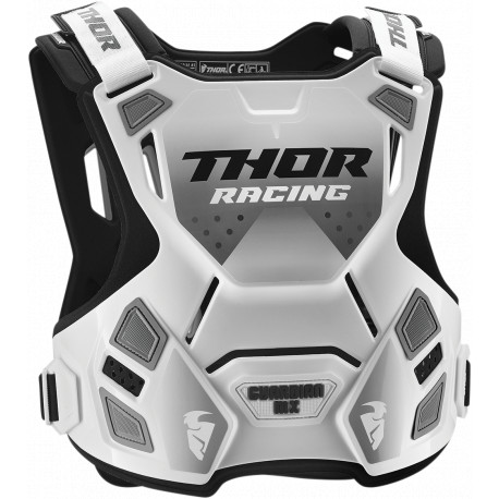 Thor Guardian MX Roost Deflector - White and black