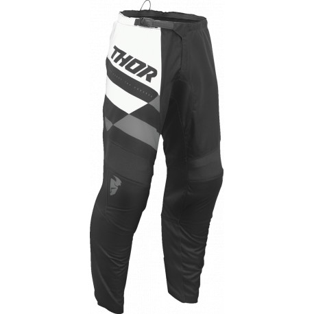 Pantalon MX Thor Sector Checker Enfants - Noir, gris, blanc