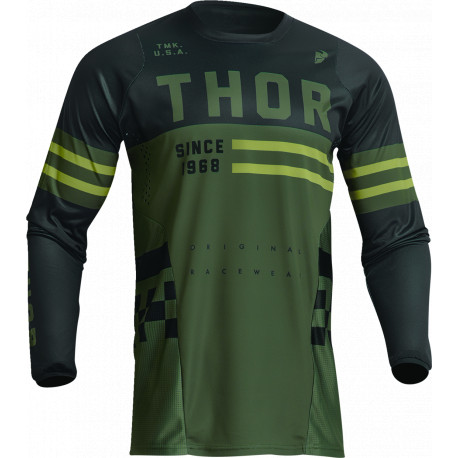 Thor Jersey Pulse Combat Kinder - Militärgrün