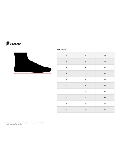 MX Stiefel Thor Radial - Schwarz