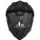 Casque Moto Vito Adventure Molino - Noir mat et vert