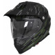 Casque Moto Vito Adventure Molino - Noir mat et vert