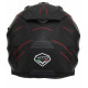 Casque Moto Vito Adventure Molino - Noir mat et rouge