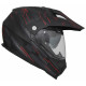 Vito Molino Adventure Helm - Mattschwarz und Rot