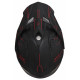 Casque Moto Vito Adventure Molino - Noir mat et rouge