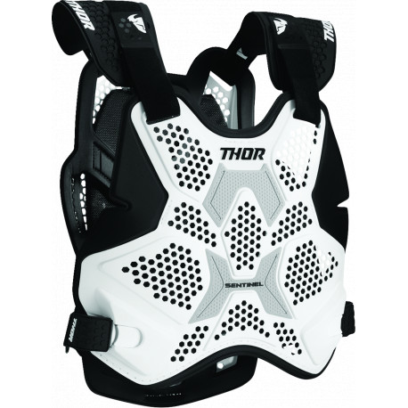 Plastron Thor Sentinel Pro Guard - Blanc et noir