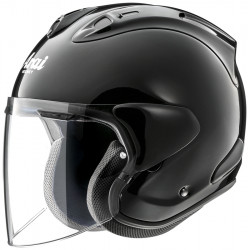 ARAI SZ-R VAS EVO Jet Motorcycle Helmet - Glossy black