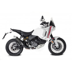 Auspuff HPCORSE SP-1 Short Titanium Schwarz Niedrige Position - Ducati DesertX 2022 /+