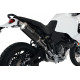 Auspuff HPCORSE SP-1 Short Titanium Schwarz Hoch Position - Ducati DesertX 2022 /+
