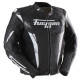 Furygan Leather Motorbike Jacket Pro One - Black and white