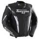 Furygan Motorradlederjacke Pro One - Schwarz und Weiss