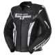 Furygan Leather Motorbike Jacket Pro One - Black and white