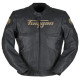 Furygan Veste Cuir Moto Sherman Evo - Noir et or