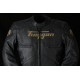 Furygan Veste Cuir Moto Sherman Evo - Noir et or