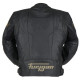 Furygan Leather Motorbike Jacket Sherman Evo - Black and gold