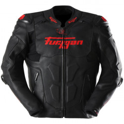 Furygan Motorradlederjacke Raptor Evo 3 - Schwarz und Rot