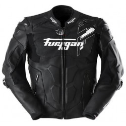 Furygan Leather Motorbike Jacket Raptor Evo 3 - Black, white, white