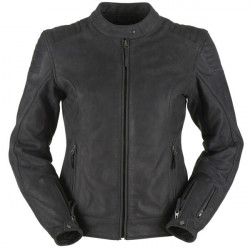 Furygan Leather Motorbike Jacket Woman Debbie - Black