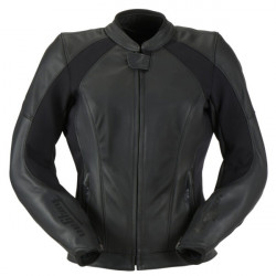 Furygan Leather Motorbike Jacket Woman Livia - Black