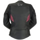 Furygan Leather Motorbike Jacket Woman Alba - Black and pink