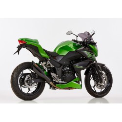 Echappement Hurric Pro2 noir - Kawasaki Ninja 300 / Z300 13-16