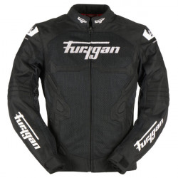 Furygan Motorbike Textile Jacket Atom Vented Evo - Black and white