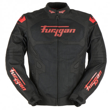 Furygan Textilien Motorradjacke Atom Vented Evo - Schwarz und Rot