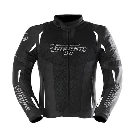 Furygan Motorbike Textile Jacket Ultra Spark 3in1 Vented + - Black and white