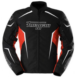 Furygan Motorrad TextilienJacke Yori - Schwarz, Weiss, Rot